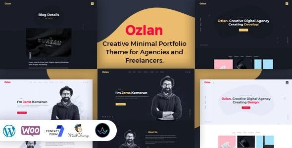 Ozlan – Minimal Portfolio WordPress Theme